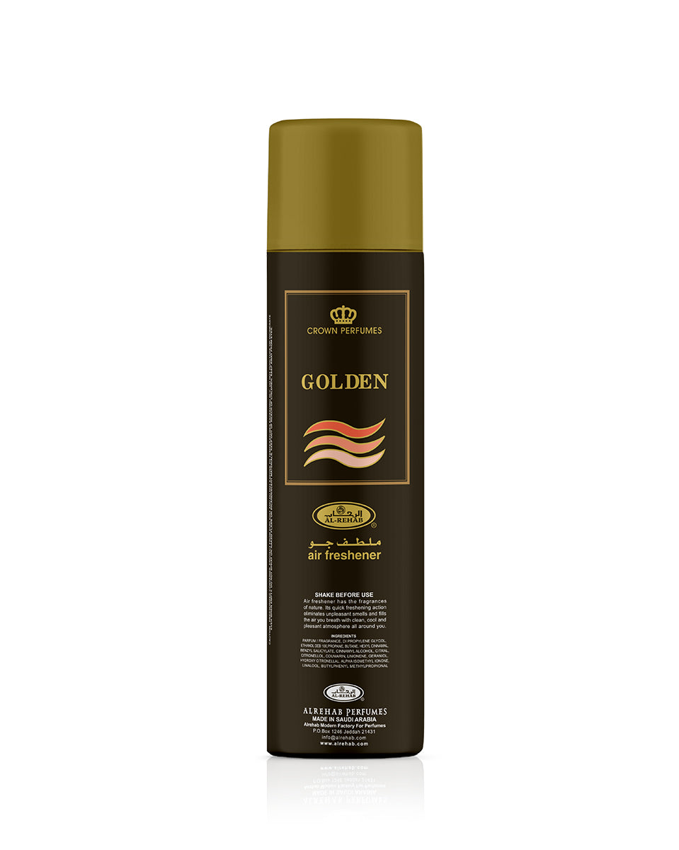 Golden Air Freshener 300ml Al Rehab - x6