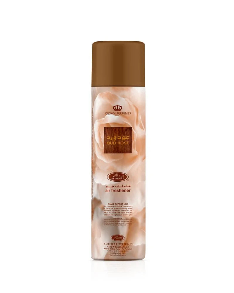 Oud Rose Air Freshener 300ml Al Rehab - x6
