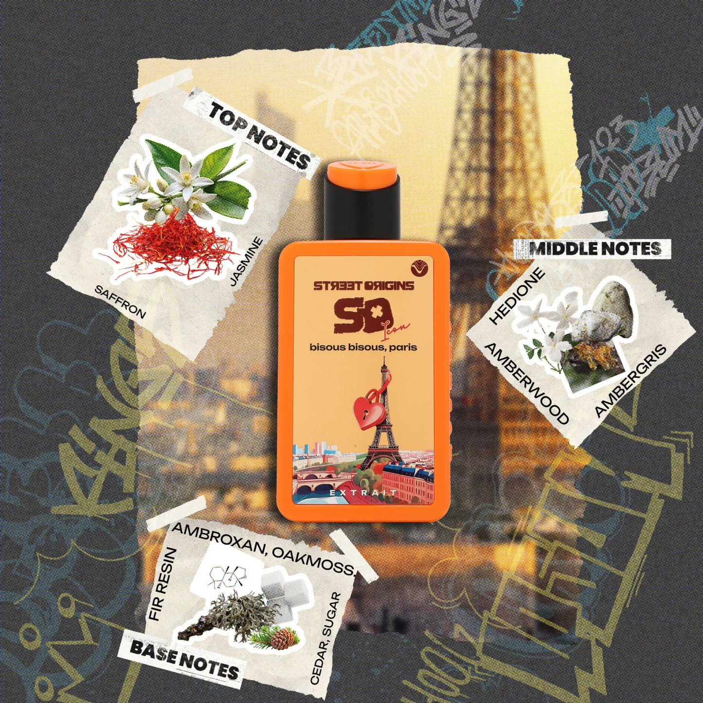 Bisous Bisous, Paris Perfume 75ml EDP Street Origins by Fragrance World