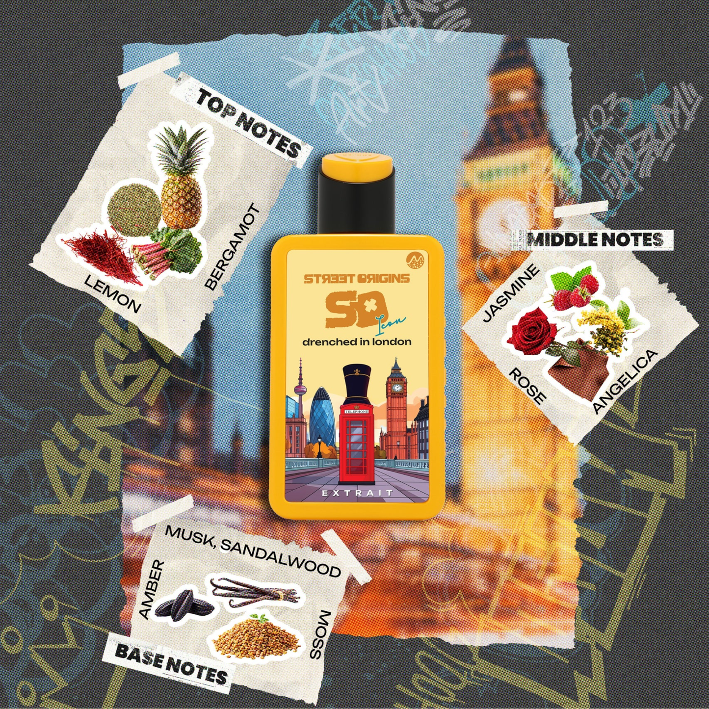 Drenched In London 75ml Extrait de Parfum Street Origins by Fragrance World