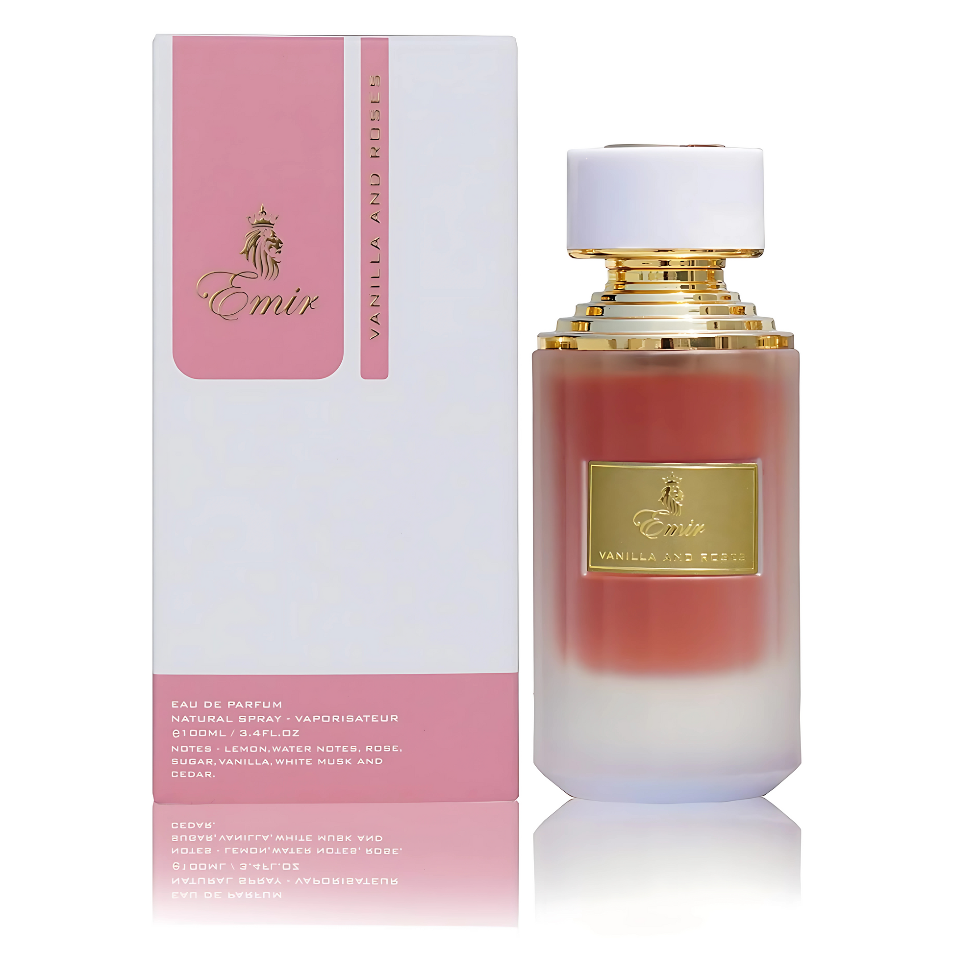Vanilla and Rose Perfume 75ml EDP Emir By Paris Corner