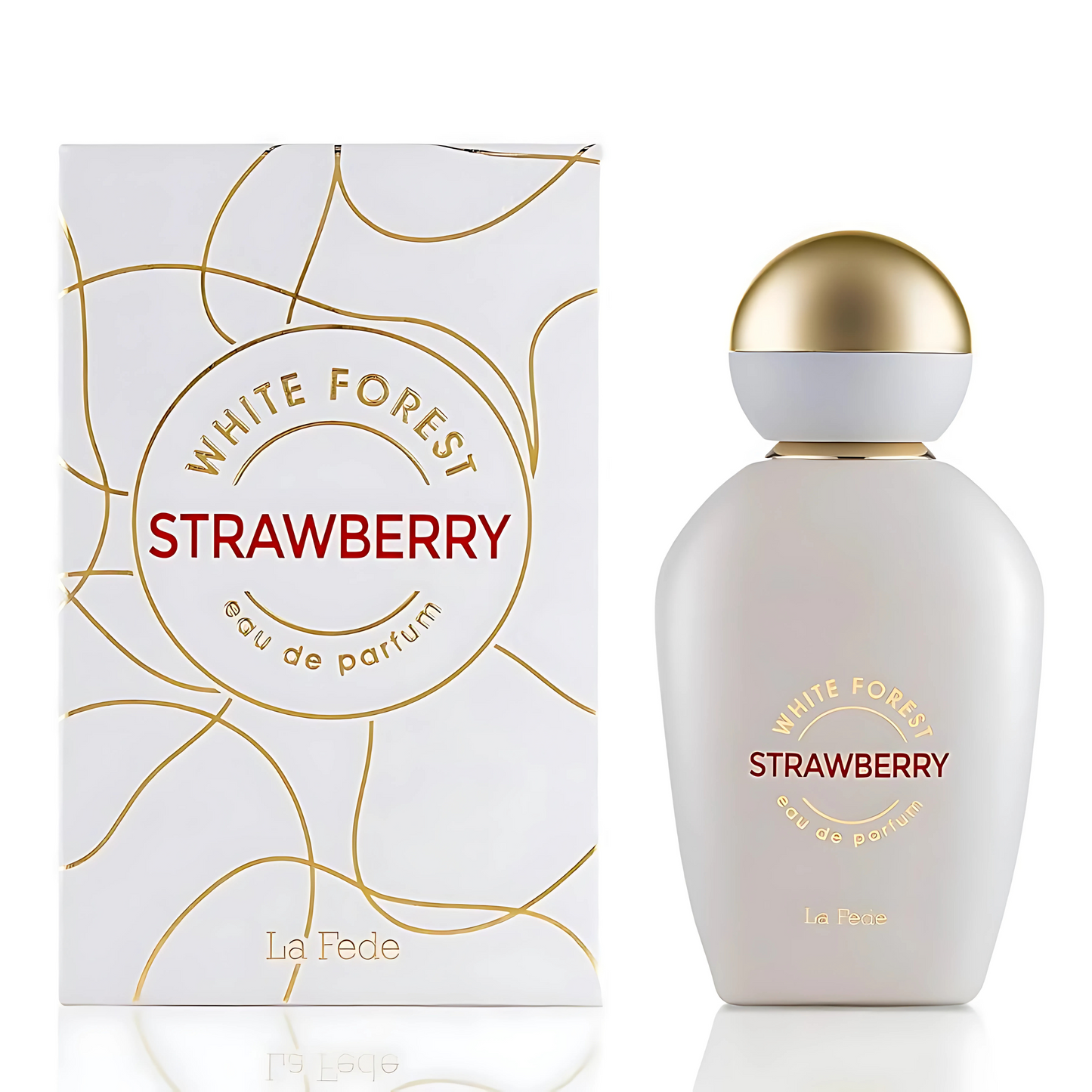 White Forest Strawberry Perfume 100ml EDP La Fede By Khaldaj