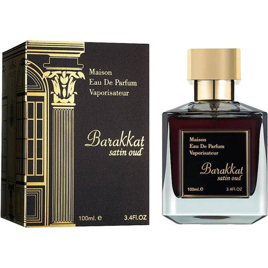 Barakkat Satin Oud Perfume 100ml EDP Fragrance World