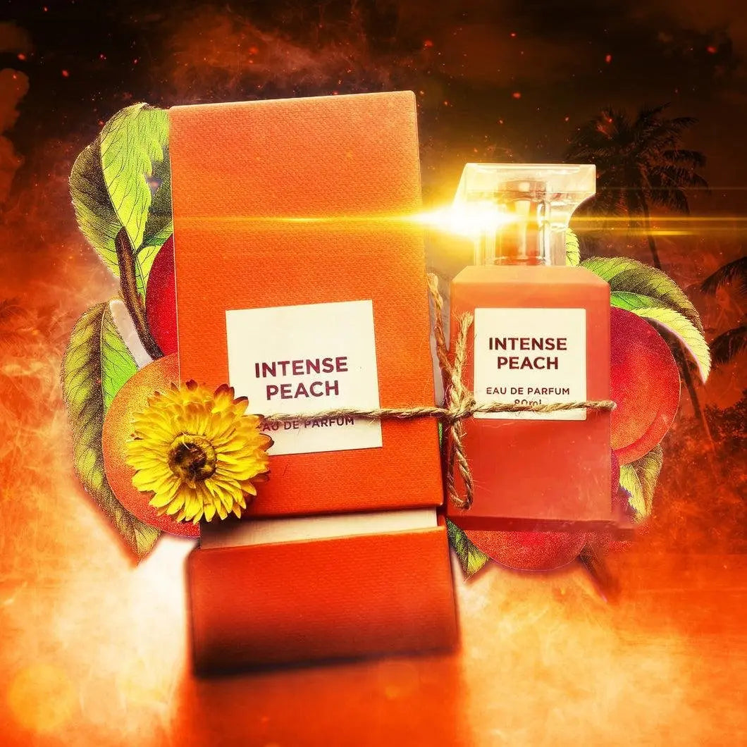 Intense Peach Perfume 80ml EDP Fragrance World