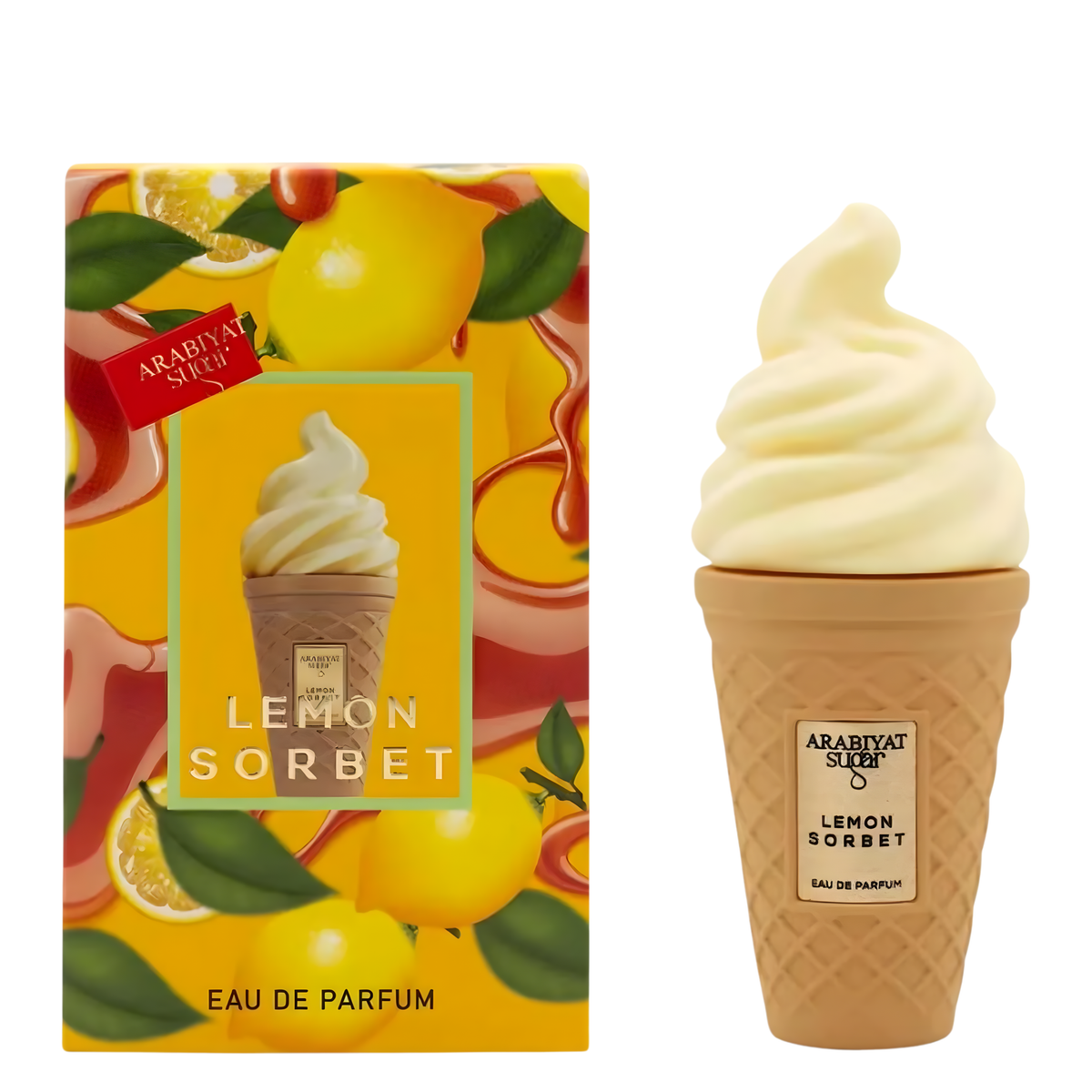 Lemon Sorbet Perfume 100ml EDP by Arabiyat Prestige novelty ice-cream cone bottle design - Wholesale UK at IMPERIAN