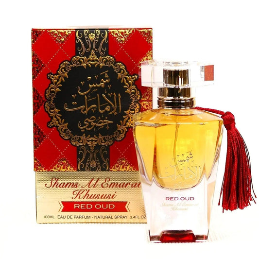 Shams Al Emarat Khususi Red Oud Perfume 100ml EDP Ard Al Zaafaran