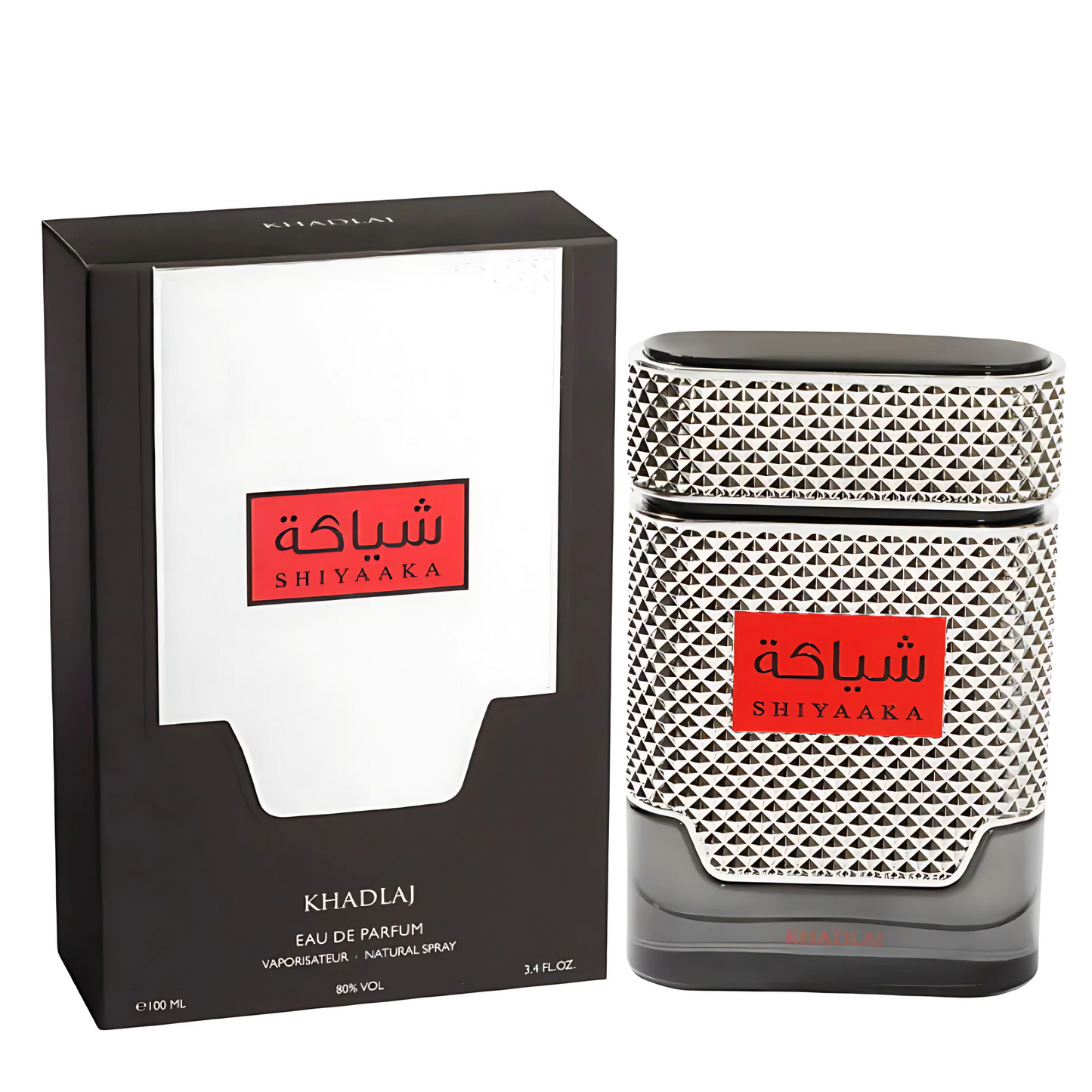 Shiyaaka Silver For Men Perfume 100ml EDP Khadlaj