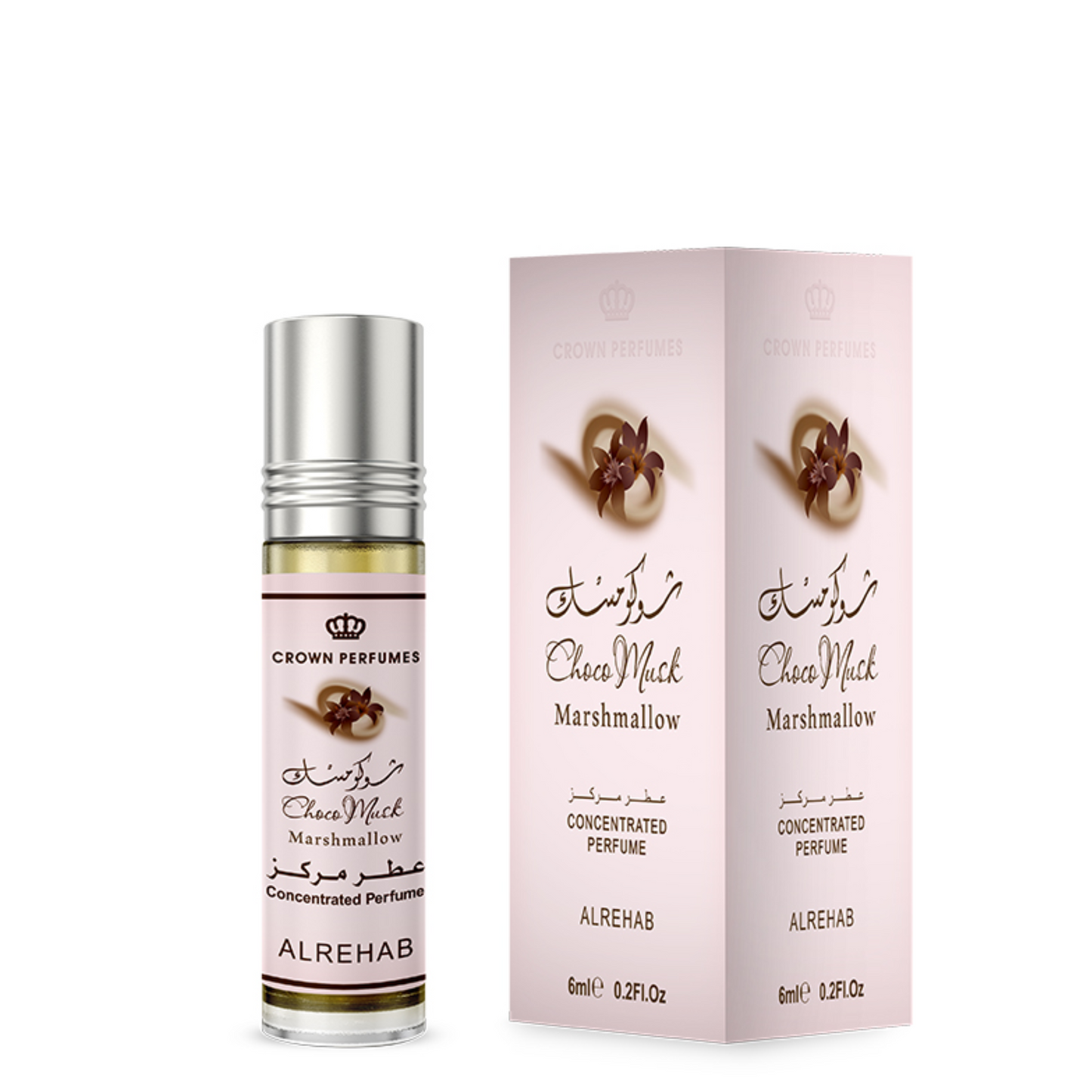 Choco Musk Marshmallow 6ml Perfume Oil Al Rehab x6