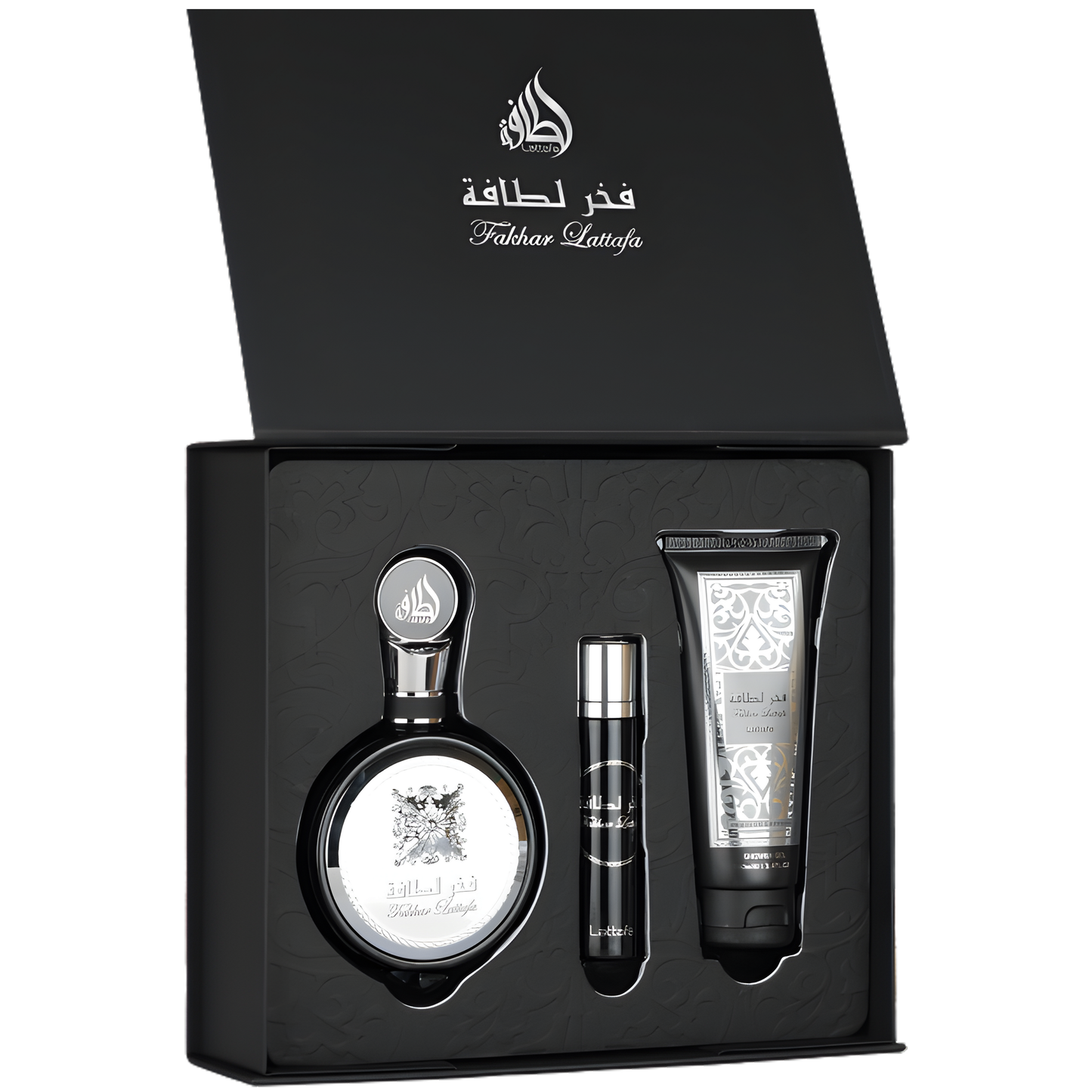 Fakhar Lattafa For Men Perfume 3pcs Gift Set Lattafa