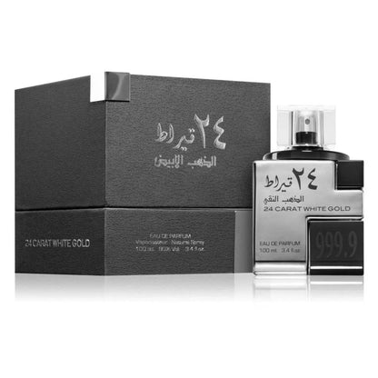 24 Carat White Gold Perfume 100ml EDP Lattafa