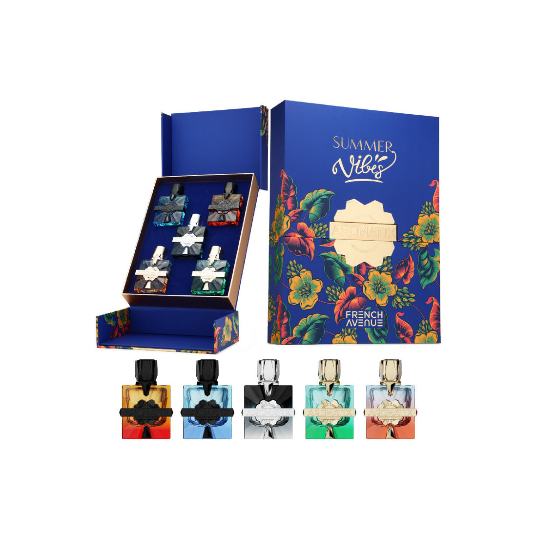 Aromatix Summer Vibes Blue EDP  5pcs Gift Set French Avenue