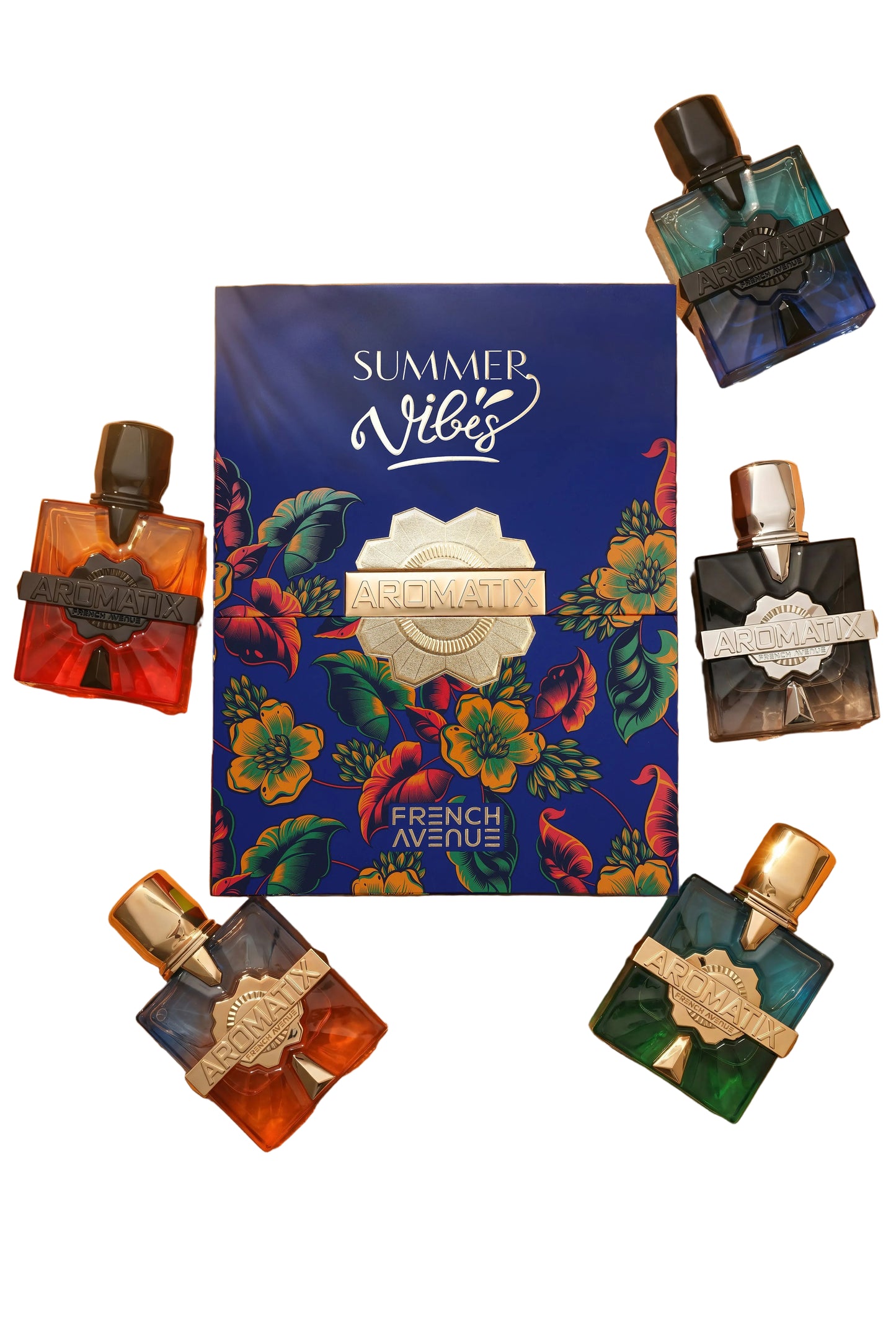 Aromatix Summer Vibes Blue EDP  5pcs Gift Set French Avenue