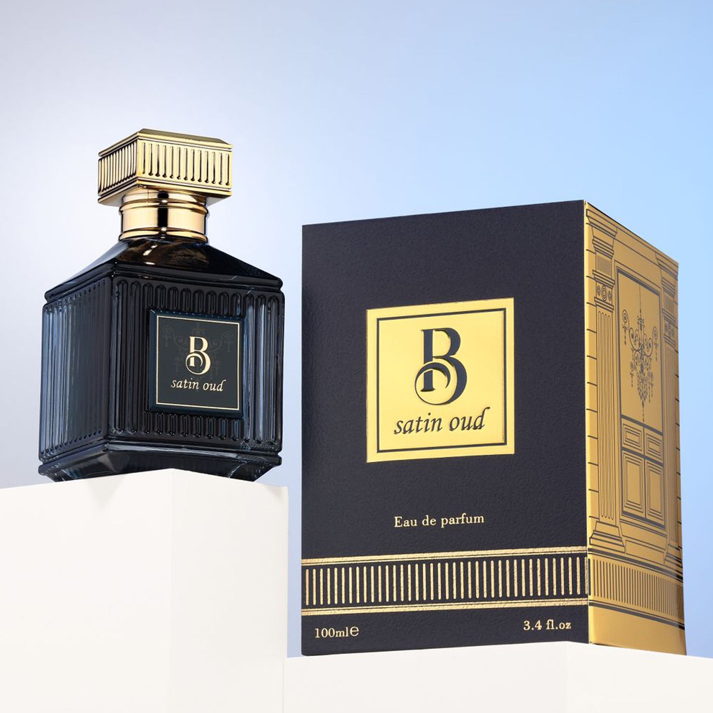 B Satin Oud Perfume 100ml EDP Fragrance World