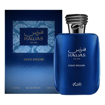 Hawas Gold Digger Perfume 100ml EDP Rasasi