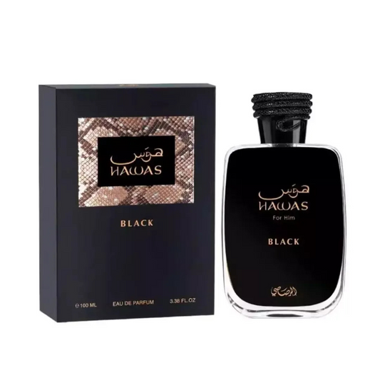 Hawass Black for Him Perfume 100ml by Rasasi