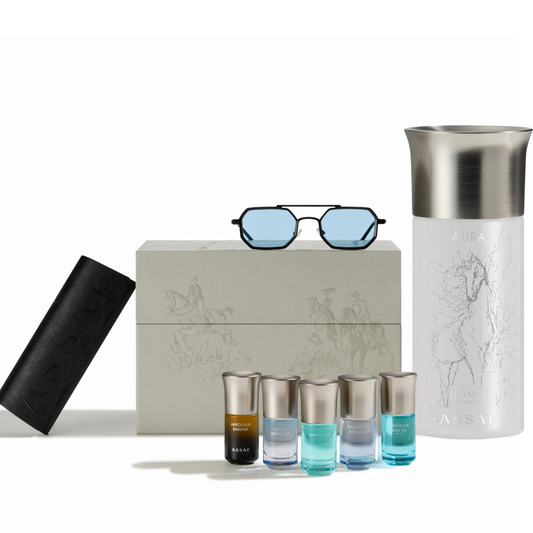Aura Collection 35 Perfume & Sunglass Set Assaf
