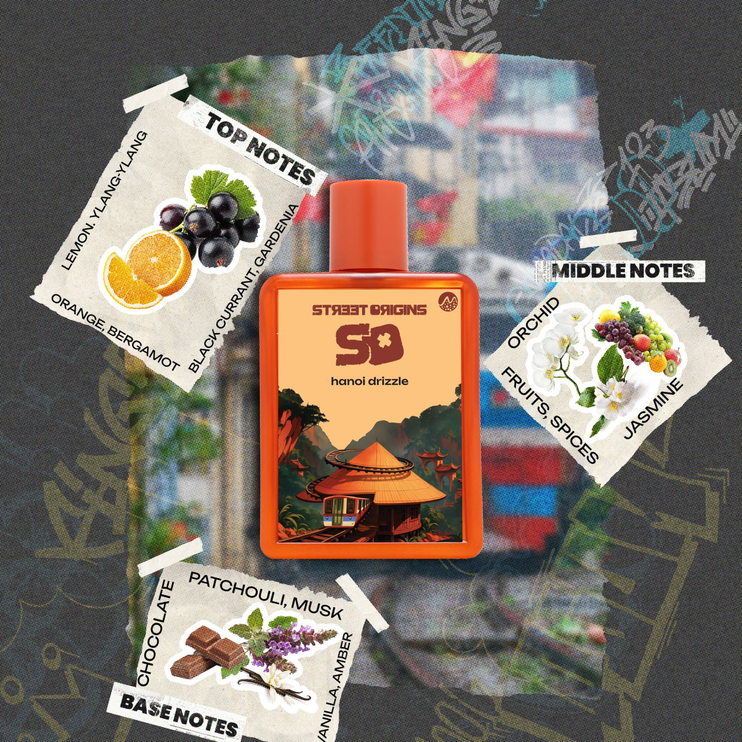 Hanoi Drizzle Perfume 75ml EDP Street Origins by Fragrance World