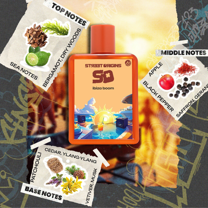 Ibiza Boom Perfume 75ml EDP Street Origins by Fragrance World