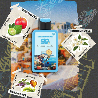 Love Daze Santorini Extrait de Parfum 75ml Street Origins by Fragrance World