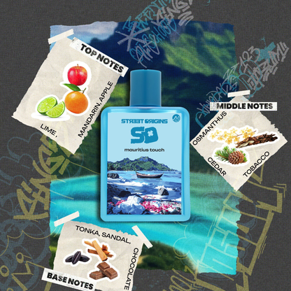 Mauritius Touch Perfume 75ml EDP Street Origins by Fragrance World