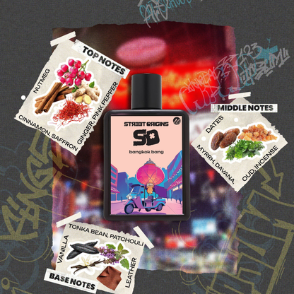 Bangkok Bang Perfume 75ml EDP Street Origins by Fragrance World