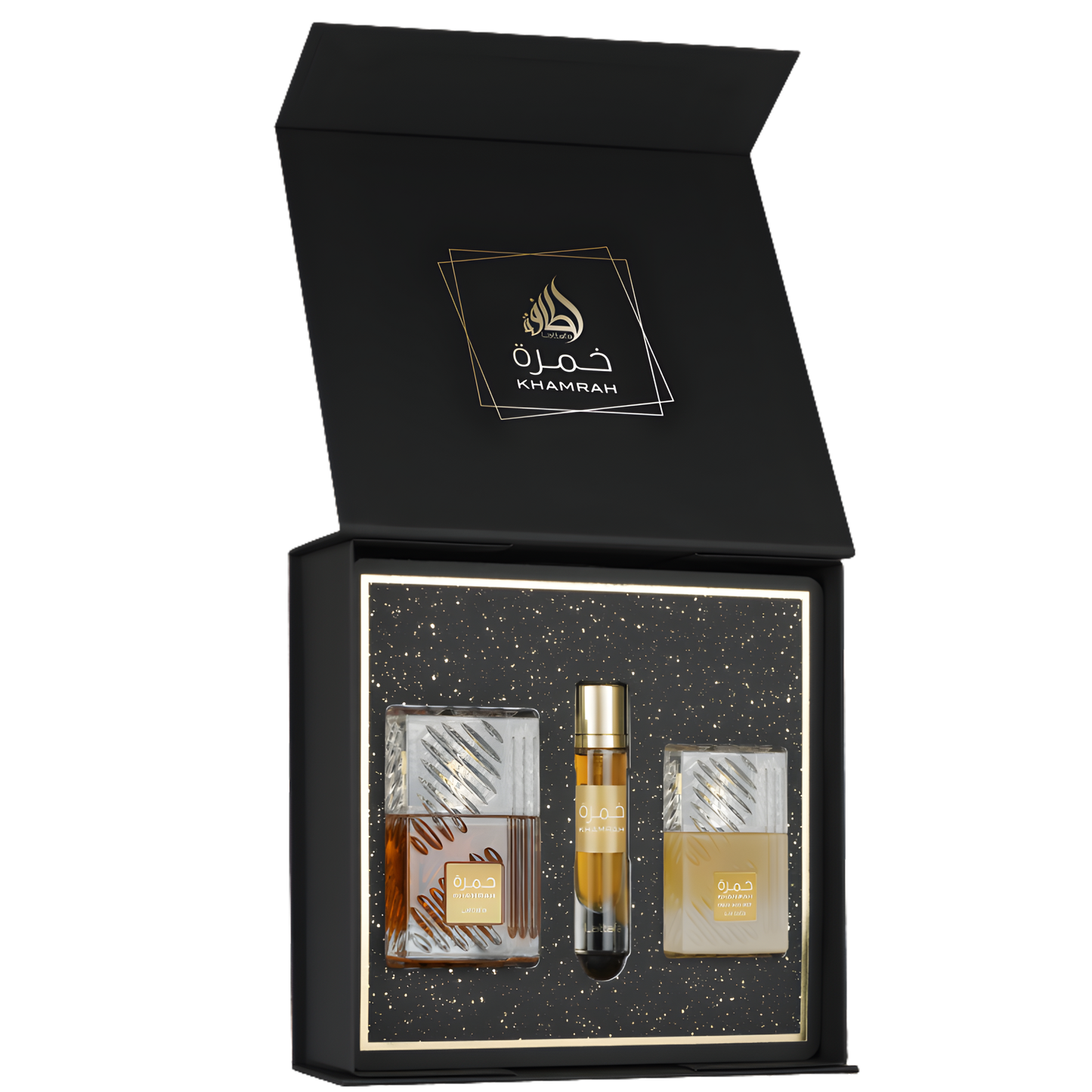Khamrah Qahwa Perfume 3pcs Gift Set Lattafa