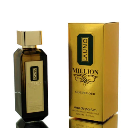 La Uno Million Golden Oud Perfume 100ml EDP Fragrance World