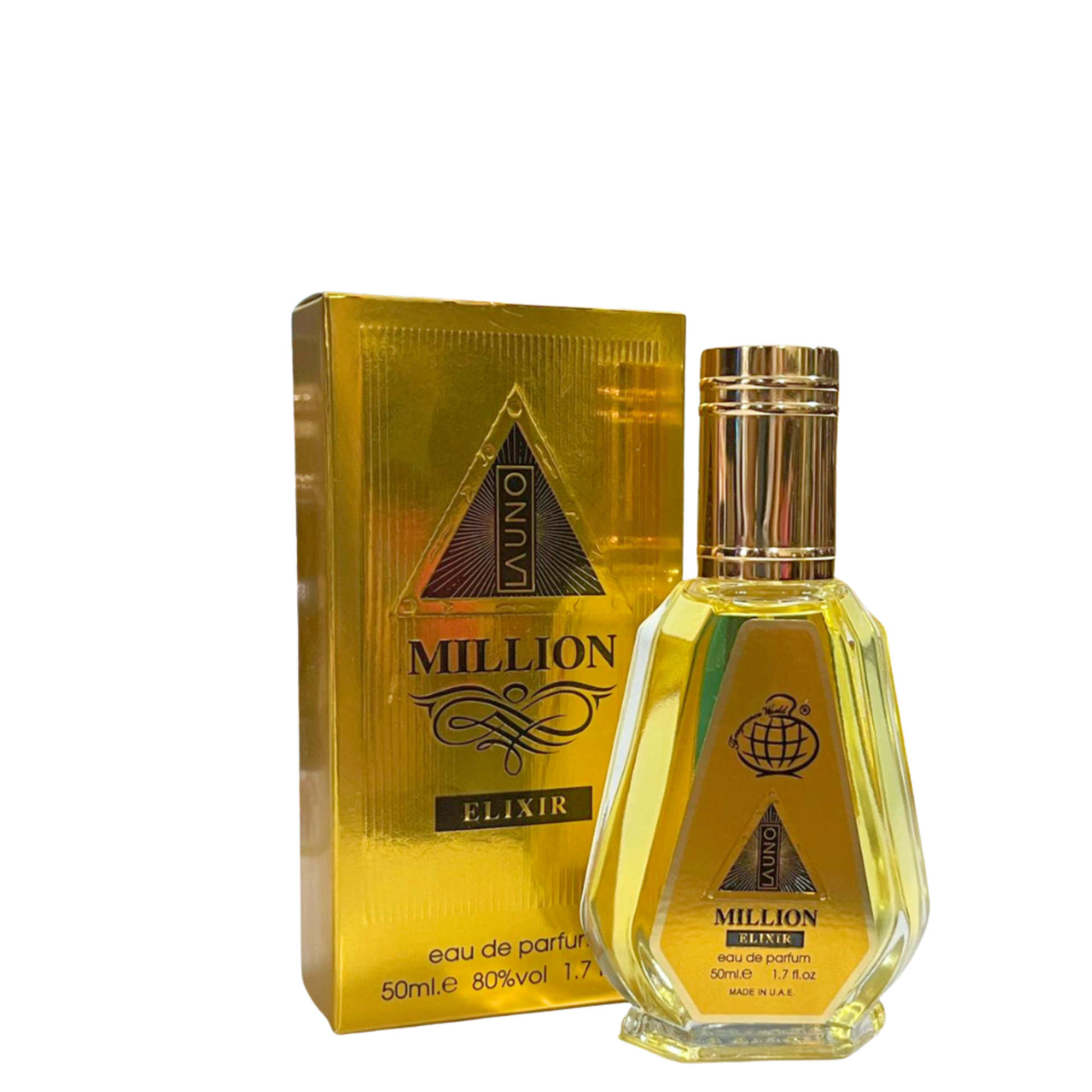 La Uno Million Elixir 50ml EDP Fragrance World x12
