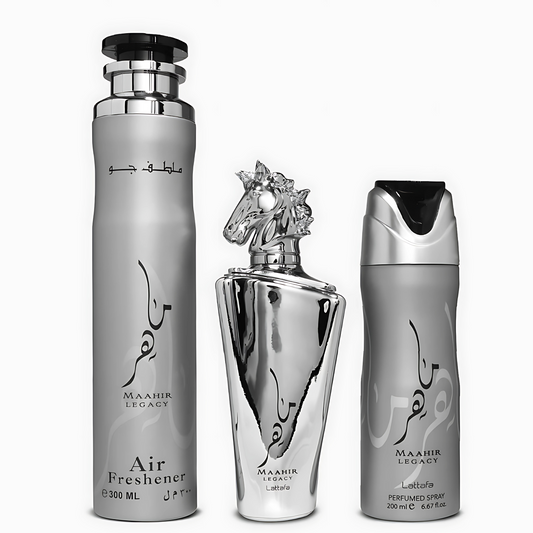 Maahir Silver 3 Piece Giftset Lattafa