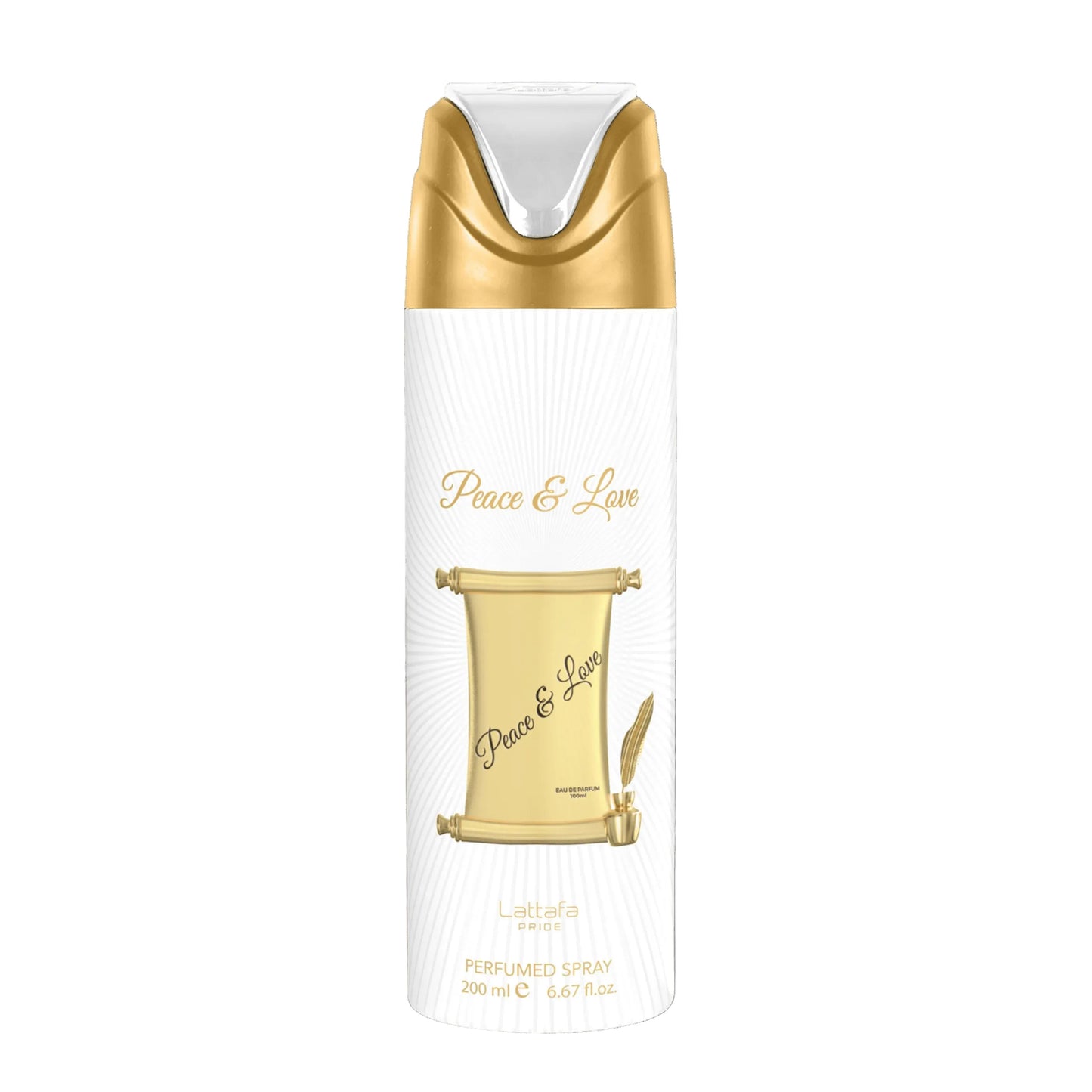 Peace and love Body Spray 200ml Lattafa x12