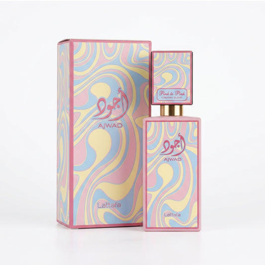 Ajwad Pink 2 Pink Creamy Elixir Perfume 60ml EDP Lattafa