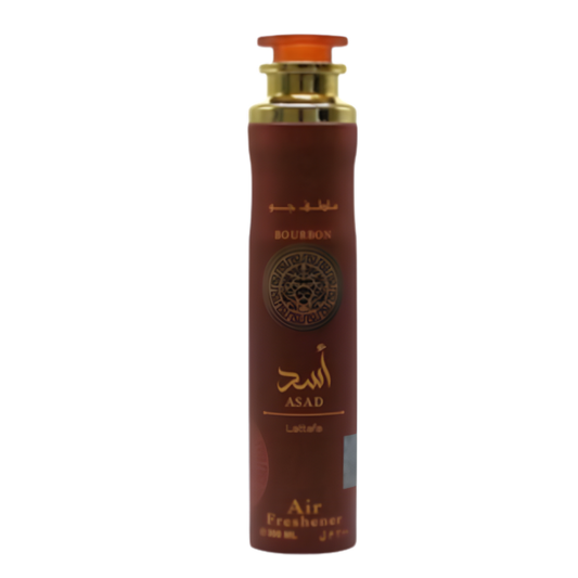 Asad Bourbon Air Freshener 300ml Lattafa Bulk Pack of 12 for Wholesale UK