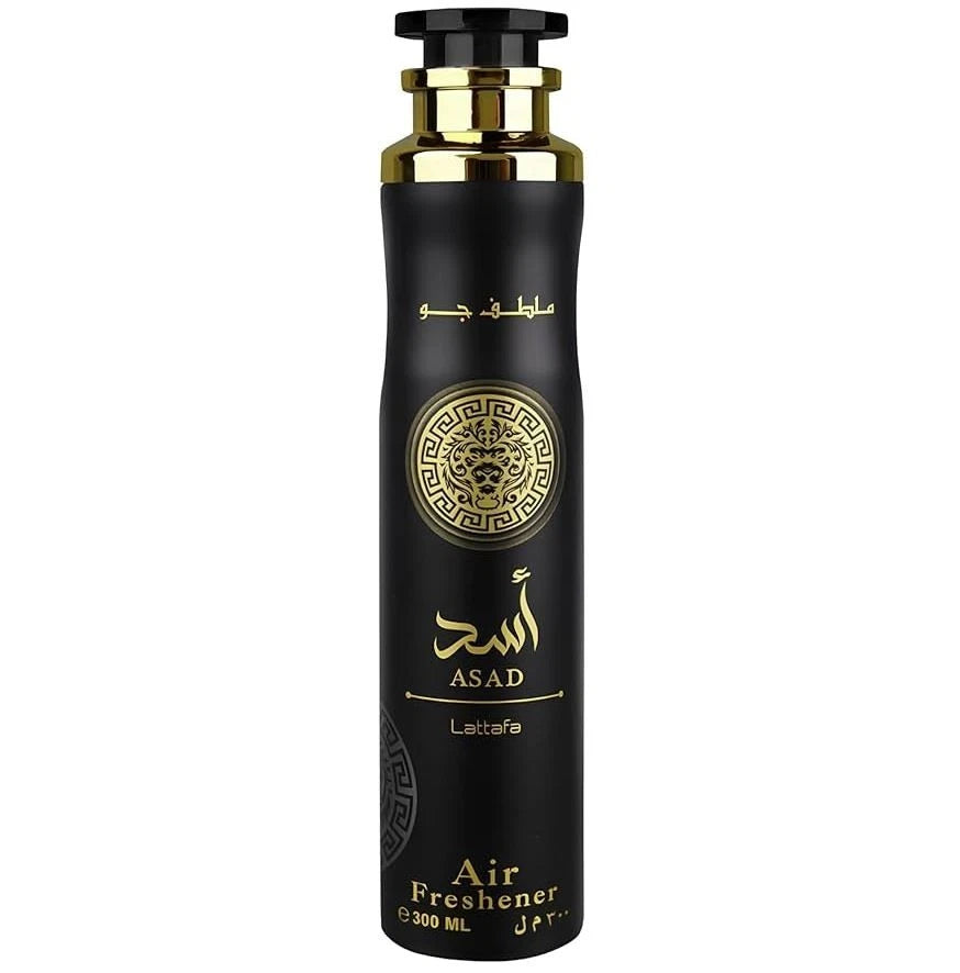 Asad Black Air Freshener 300ml Lattafa x12