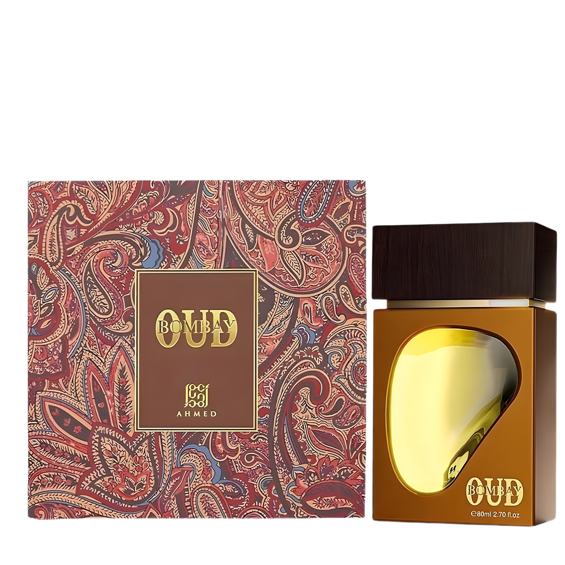 Bombay Oud Perfume 80ml EDP by Ahmed Al Maghribi - Luxury Arabic Fragrance Bottle