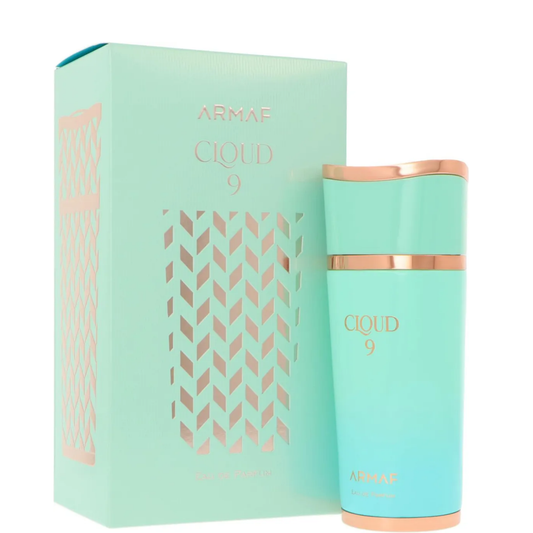 Cloud 9 Perfume 100ml EDP by Armaf turquoise gradient bottle with rose-gold cap - Wholesale UK at IMPERIAN