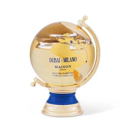 Dubai Milano Maison Asrar 100ml EDP bottle showing