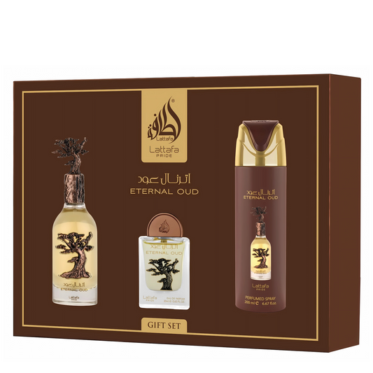Eternal Oud Gift Set 3 Piece Lattafa Pride