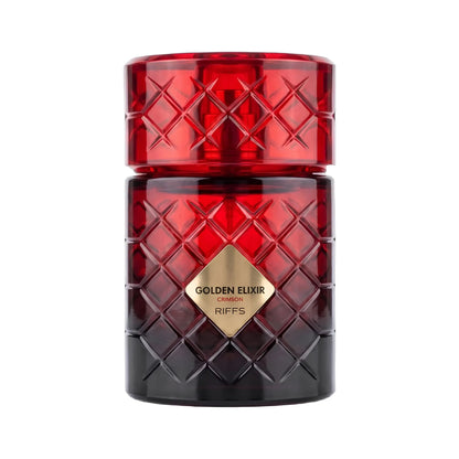 Golden Elixir Crimson Extrait de Parfum 100ml by Riiffs ruby-red crystal glass bottle - Wholesale UK at IMPERIAN