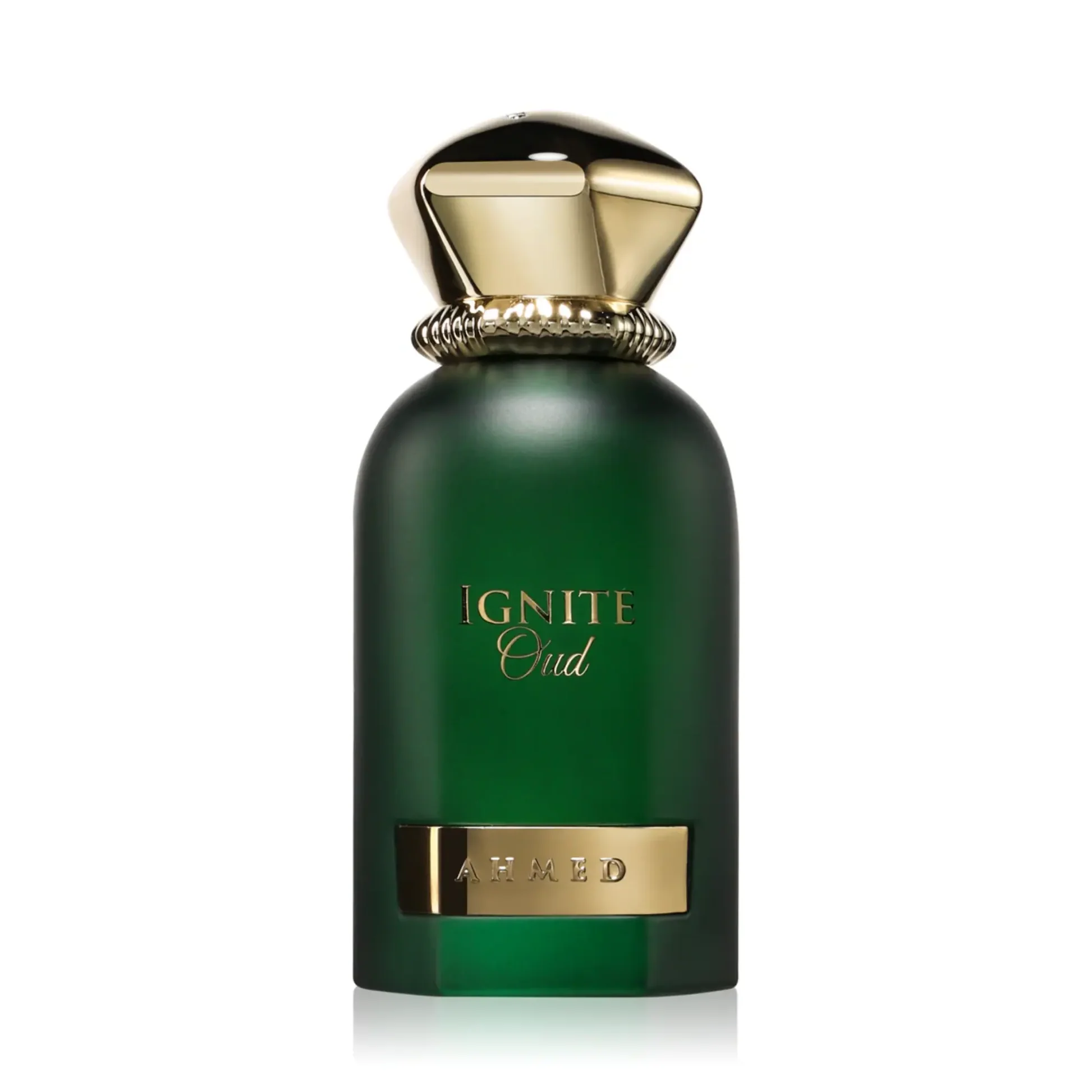 Front view of Ignite Oud by Ahmed Al Maghribi 60ml bottle