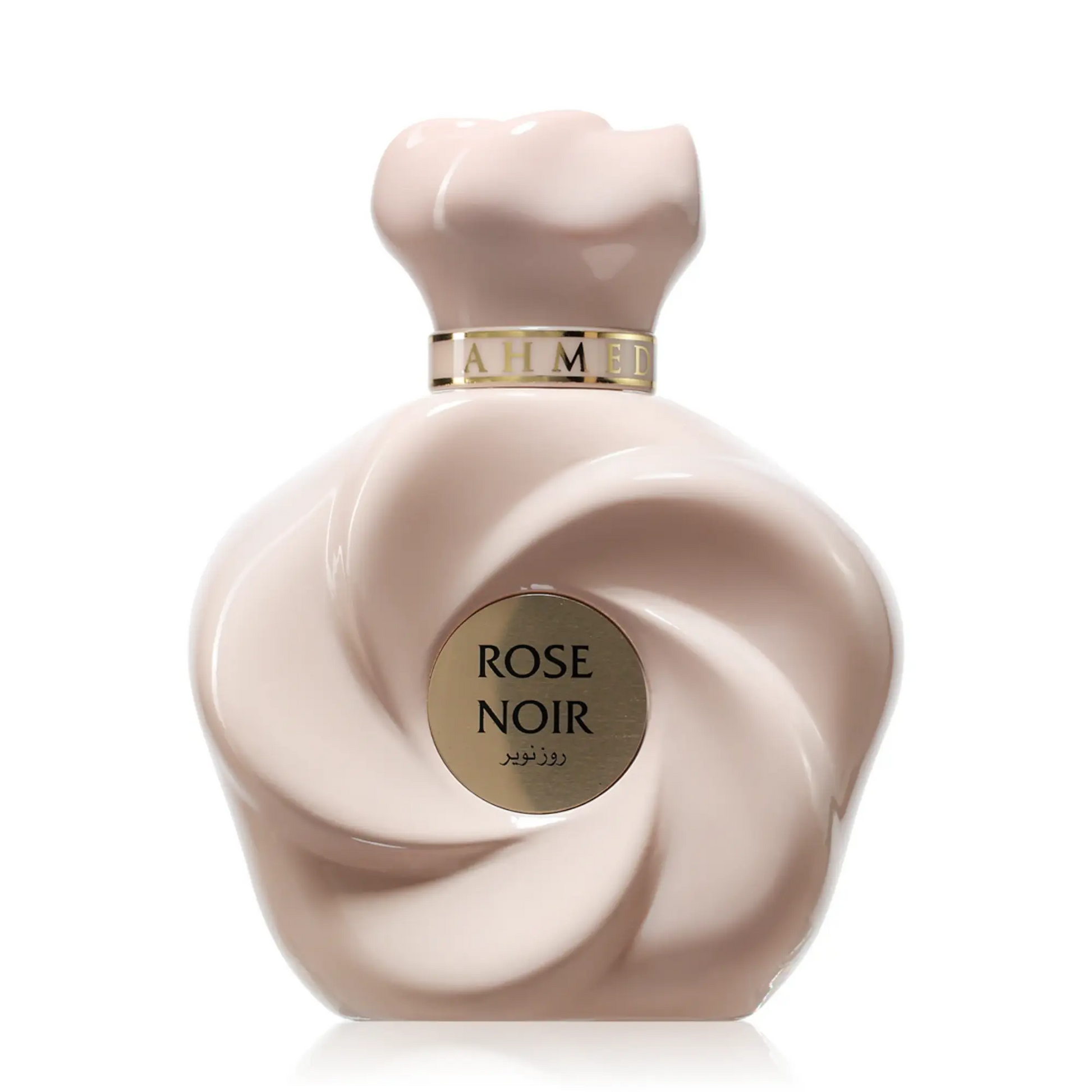 Front view of Rose Noir by Ahmed Al Maghribi 75ml bottle