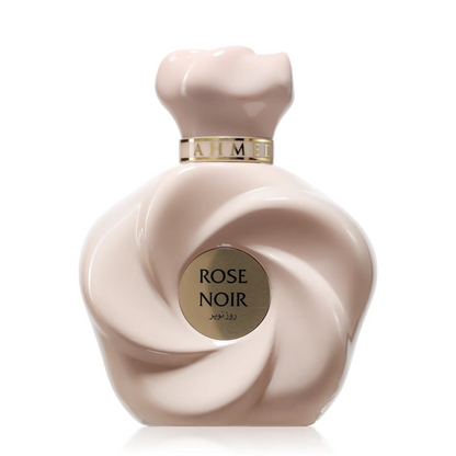 Front view of Rose Noir by Ahmed Al Maghribi 75ml bottle