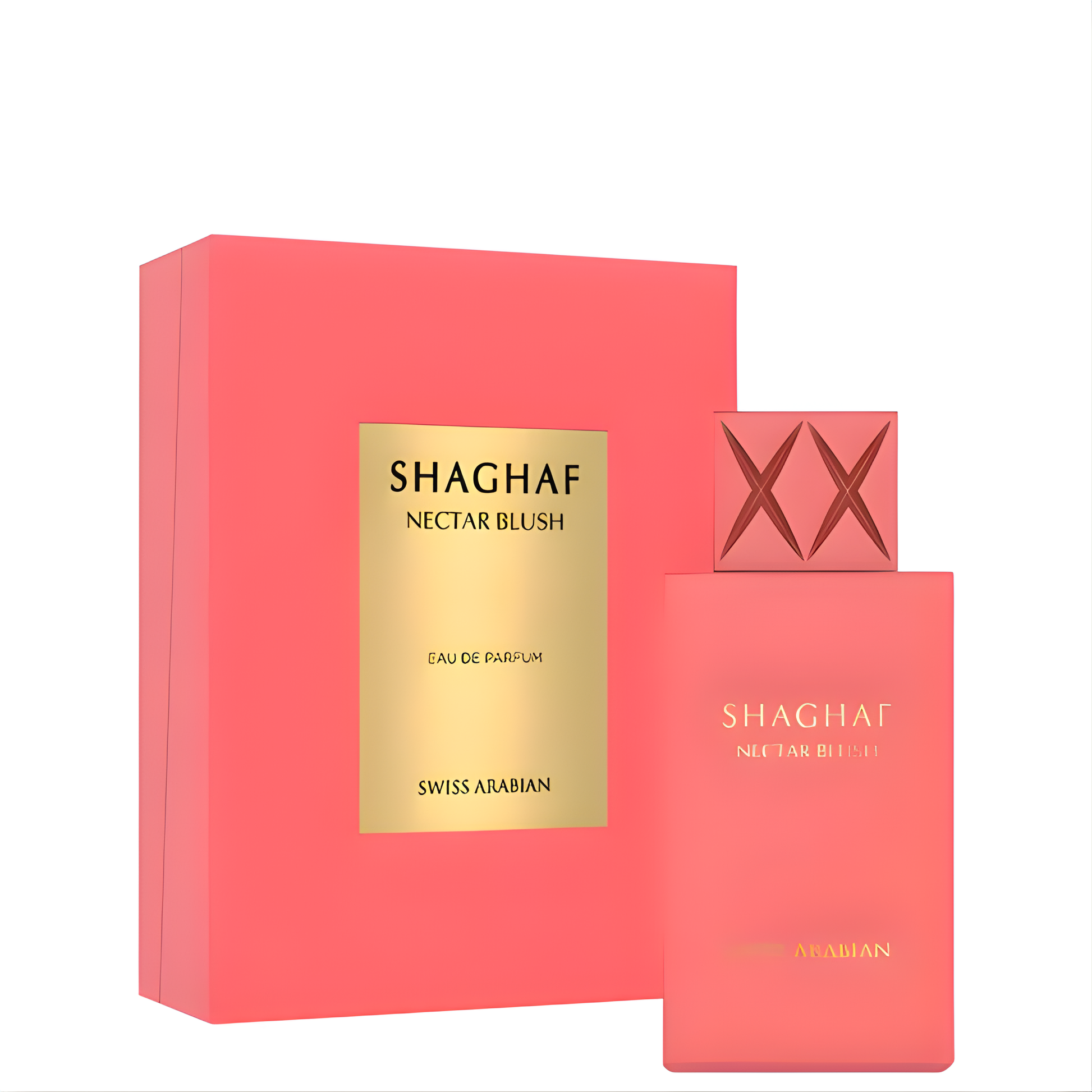 Swiss Arabian Shagaf Nectar Blush 100ml EDP perfume bottle - Pink floral Arabic fragrance for women - UK wholesale supply.