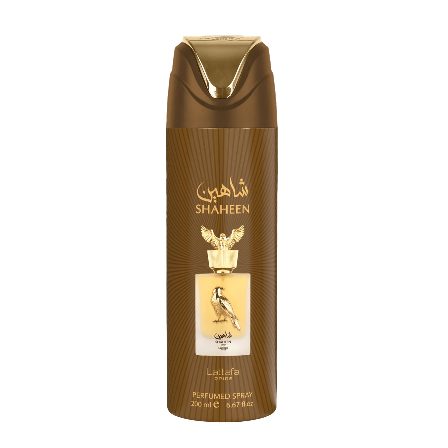 Shaheen Gold Body Spray 200ml Lattafa Pride x12