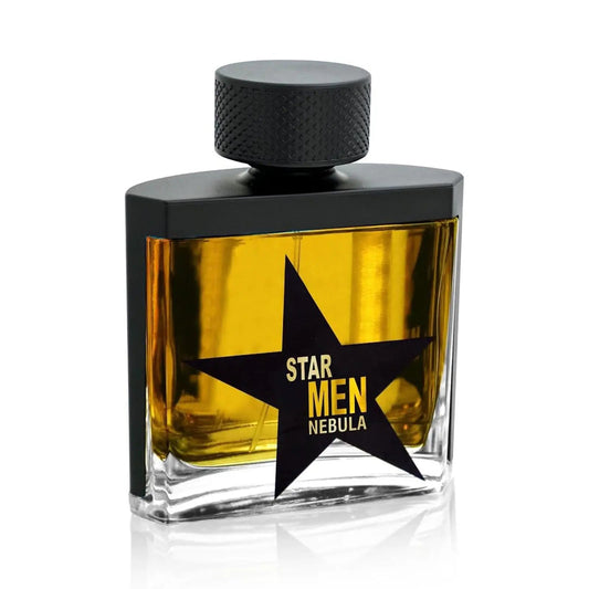 Front view of Star Men Nebula 100ml EDP bottle by Fragrance World — Arabic perfume wholesale UK