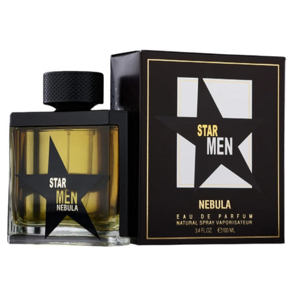 Fragrance World Star Men Nebula 100ml perfume packaging box