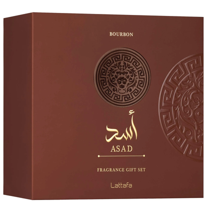 Asad Bourbon Perfume 3pcs Gift Set Lattafa