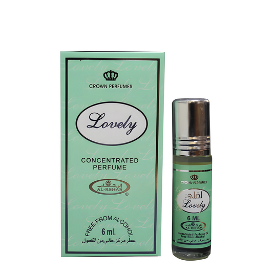 Lovely 6ml Perfume Oil Al Rehab x6