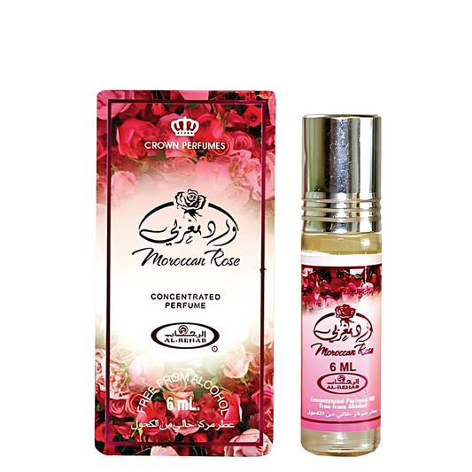 Moroccan Rose 6ml Perfume Oil Al Rehab x6