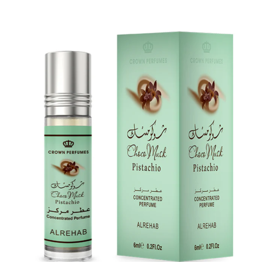Choco Musk Pistachio 6ml Perfume Oil Al Rehab x6