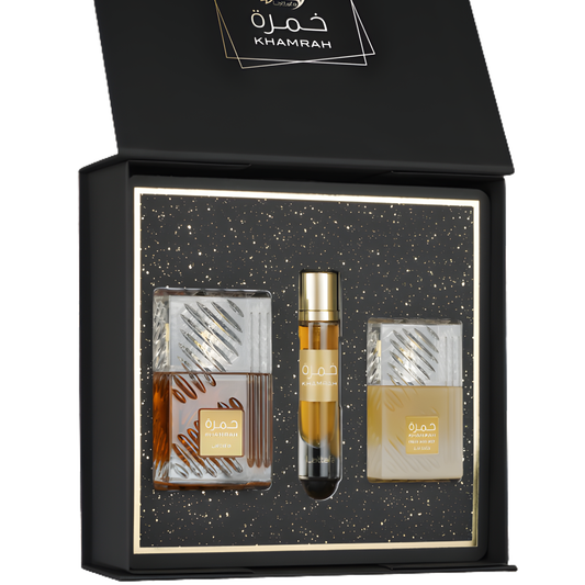 Khamrah Perfume 3pcs Gift Set Lattafa